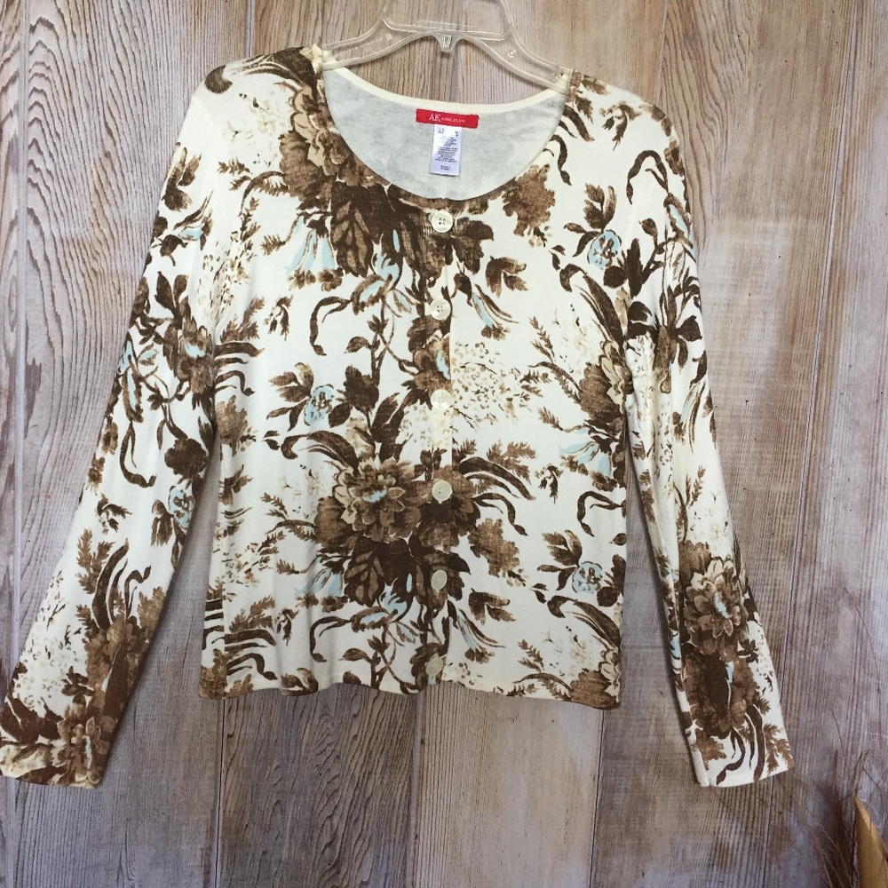 Anne Klein Cardigan V Neck M